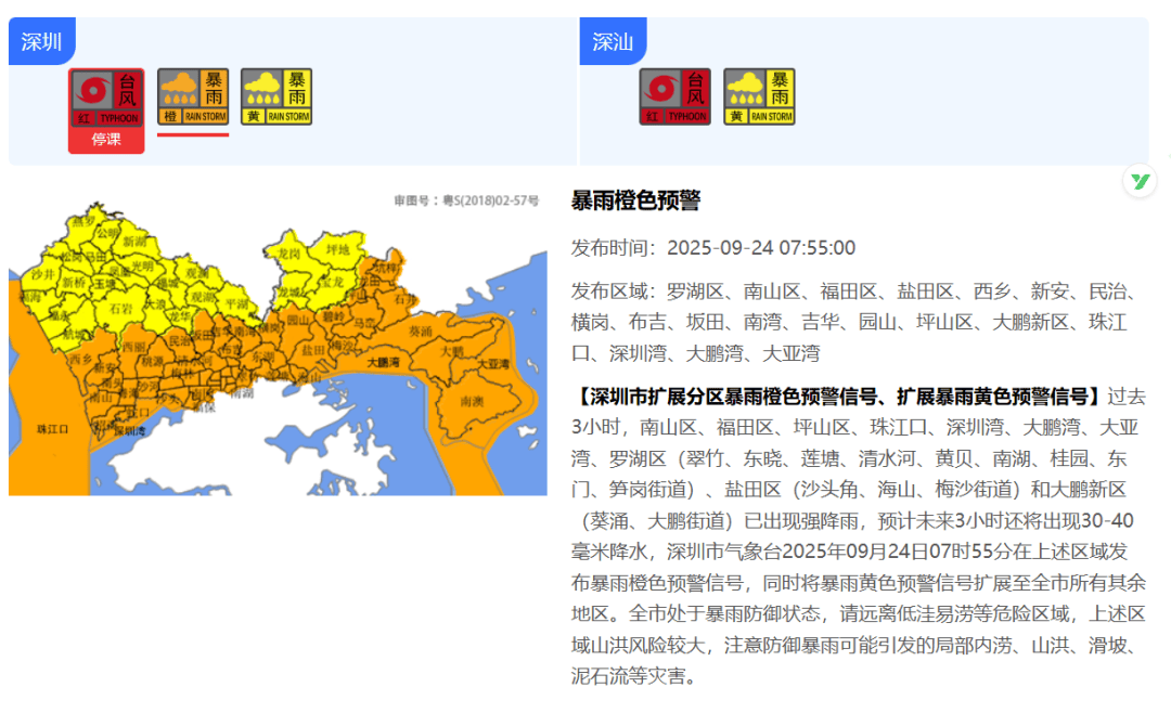 紧急提醒：不要外出！深圳即将进入10级风圈！