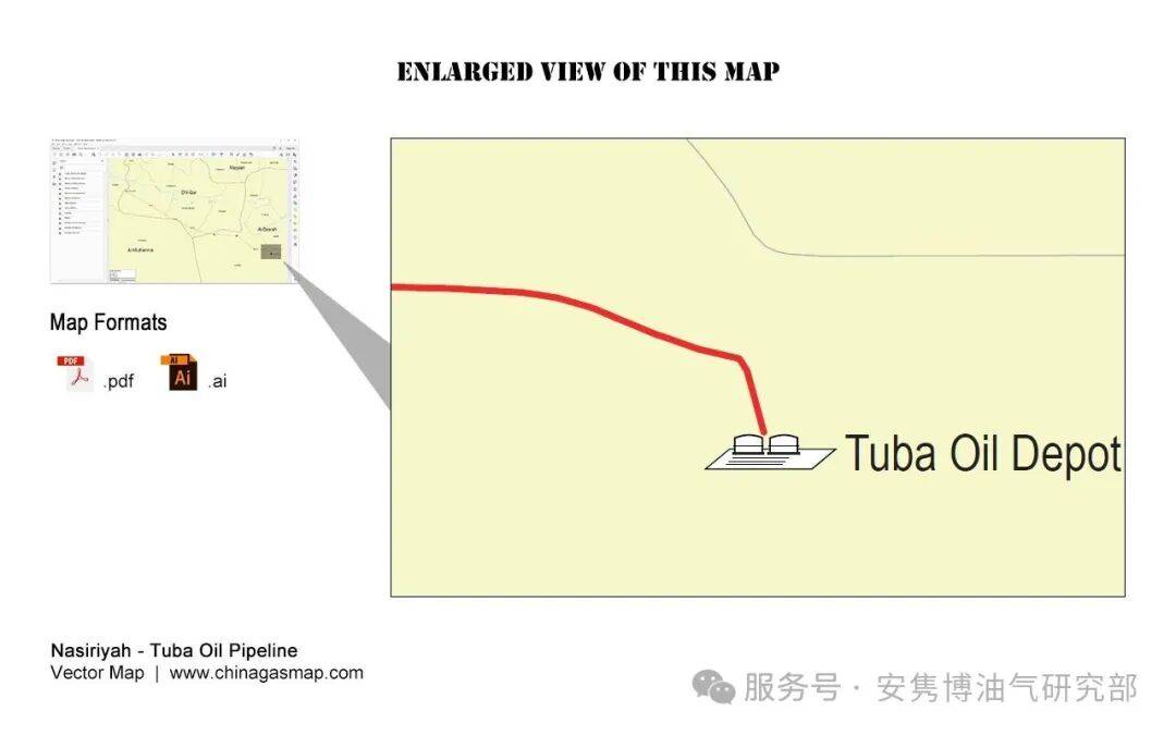 【电子版图纸】伊拉克・纳西里耶 - 图拜原油管道